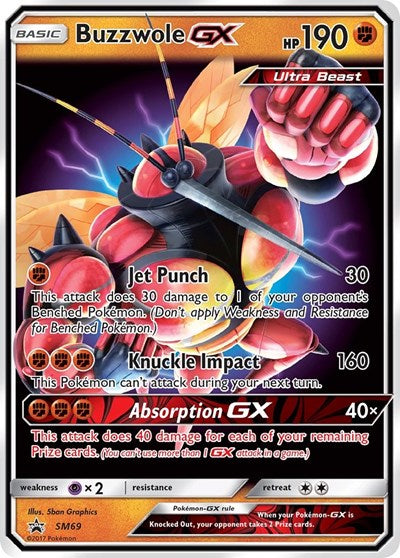 SMP: Buzzwole GX - SM69 (Holofoil)
