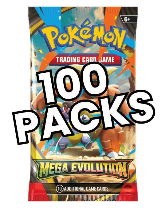 Mega Evolution x 100 PACKS! - Moonshot Rips