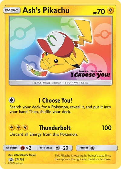SMP: Ash's Pikachu - SM108