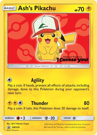 SMP: Ash's Pikachu - SM109
