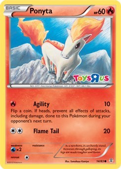 MCAP: Ponyta - 14/83 (Toys R Us Promo) (Holofoil)