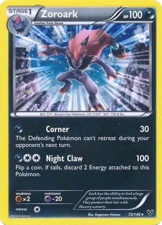 BLE: Zoroark - 73/146 (Cosmos Holo) (Holofoil)