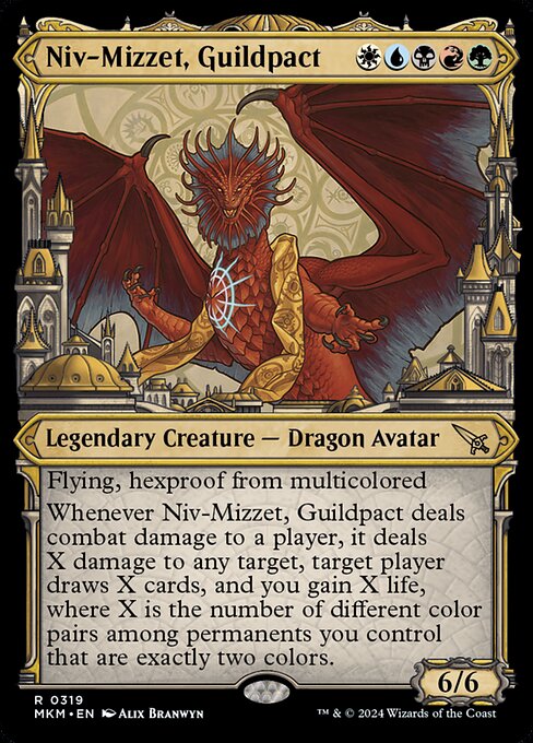 MKM: Niv-Mizzet, Guildpact (Showcase) (319)