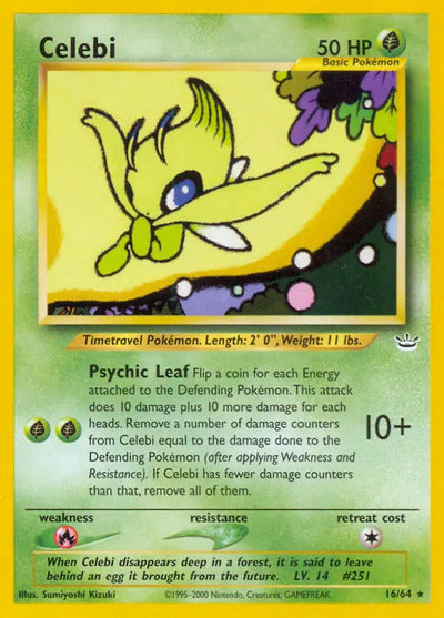 Celebi (16) 16/64 Unlimited Neo Revelation