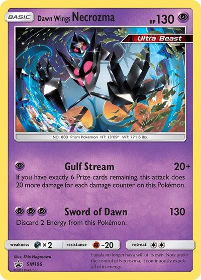 SMP: Dawn Wings Necrozma - SM106 (Holofoil)
