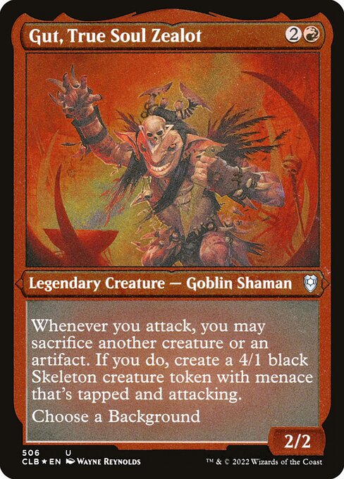 CLB: Gut, True Soul Zealot (Foil Etched)