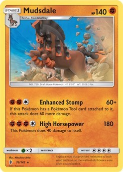 PR: Mudsdale - 76/145 (Prerelease Kit Exclusive)