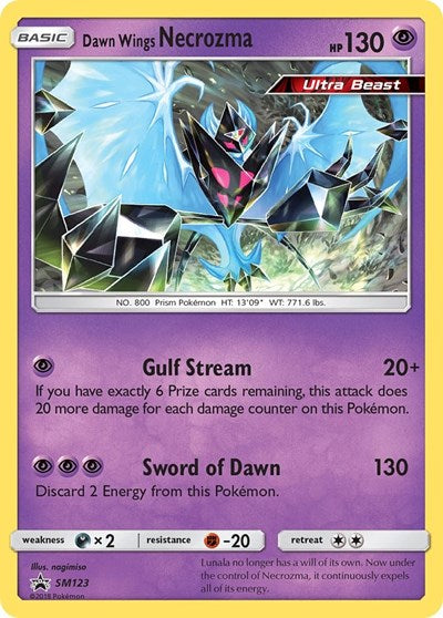 SMP: Dawn Wings Necrozma - SM123 (Holofoil)