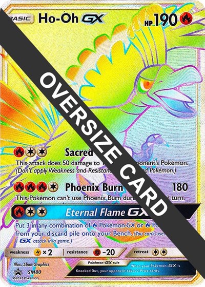 PR: Ho-Oh GX - SM80 (SM Black Star Promo) (Holofoil)