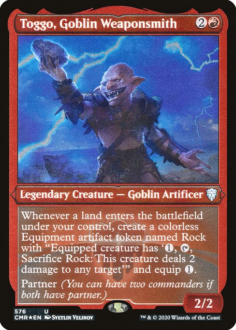 CMR: Toggo, Goblin Weaponsmith (Foil Etched)
