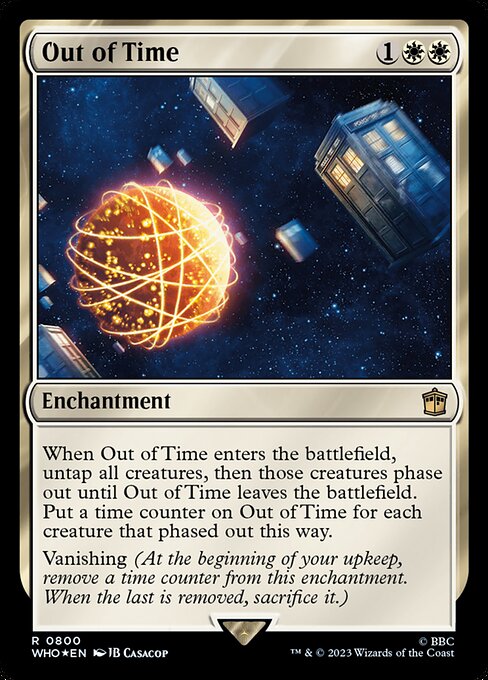 WHO: Out of Time (Surge Foil)
