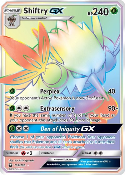 CES: Shiftry GX (Secret) (Holofoil)