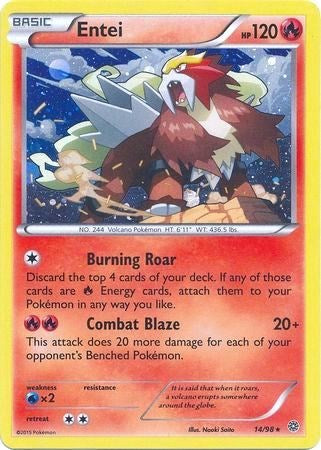 BLE: Entei - 14/98 (Cosmos Holo) (Holofoil)