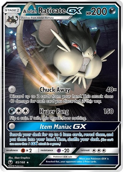 CES: Alolan Raticate GX (Holofoil)