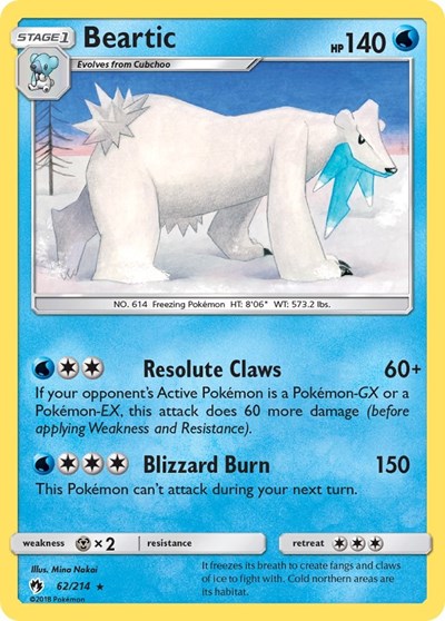 SM8: Beartic (Reverse Holofoil)