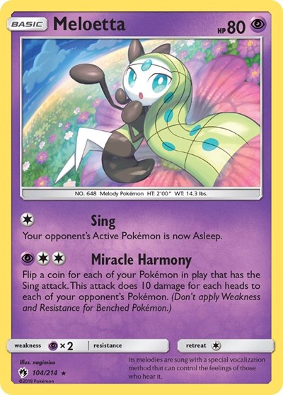 SM8: Meloetta (Reverse Holofoil)