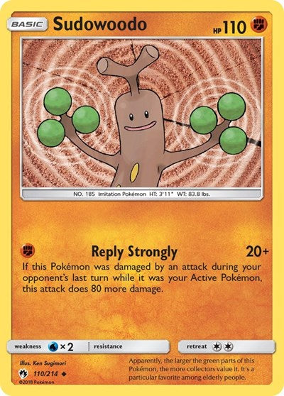 SM8: Sudowoodo (Reverse Holofoil)