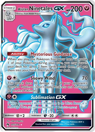 SM8: Alolan Ninetales GX (Full Art) (Holofoil)