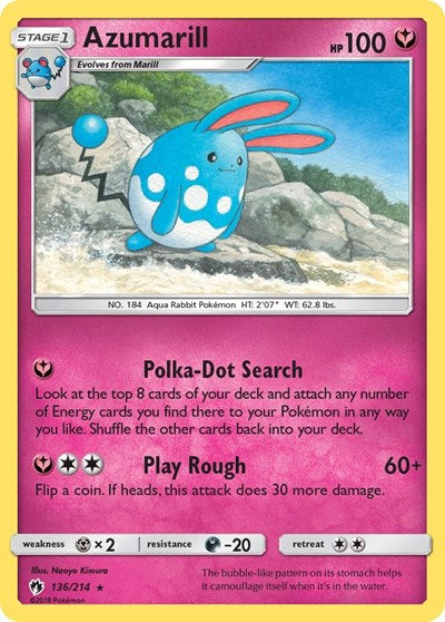 SM8: Azumarill (Reverse Holofoil)