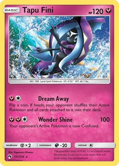 SM8: Tapu Fini (Reverse Holofoil)