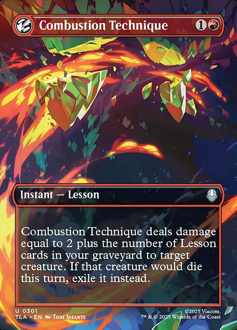 TLA: Combustion Technique (Borderless) (Foil)