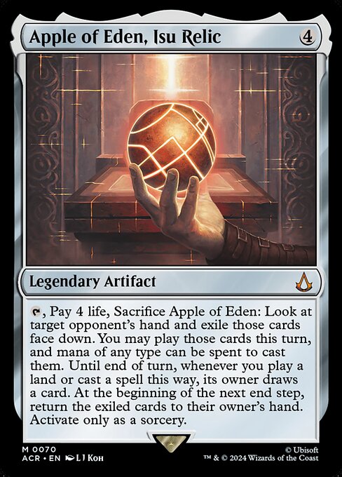 ACR: Apple of Eden, Isu Relic