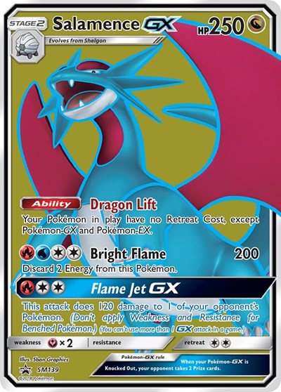 SMP: Salamence GX - SM139 (Holofoil)