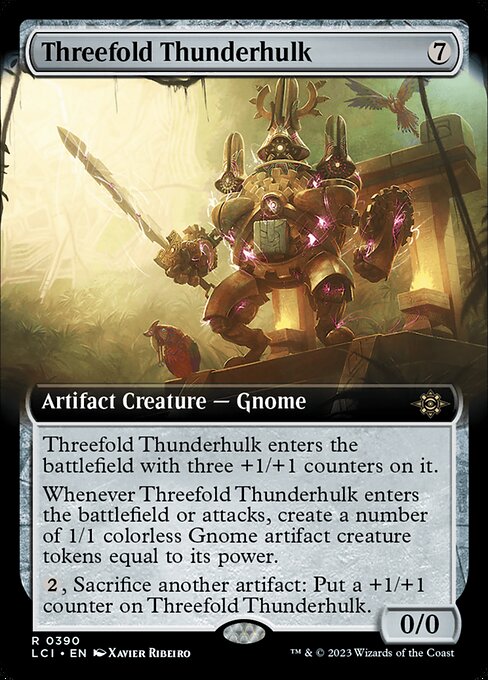 LCI: Threefold Thunderhulk (Extended Art) (Foil)