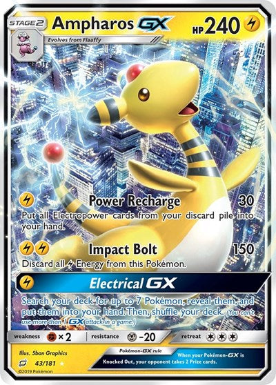 SM9: Ampharos GX (Holofoil)