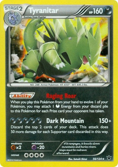 MCAP: Tyranitar - 56/124 (Cosmos Holo) (Holofoil)