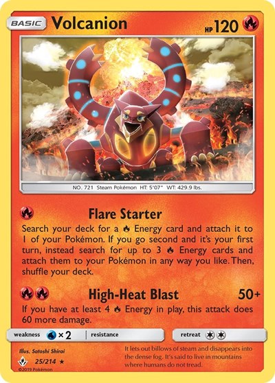 SM10: Volcanion (Holofoil)