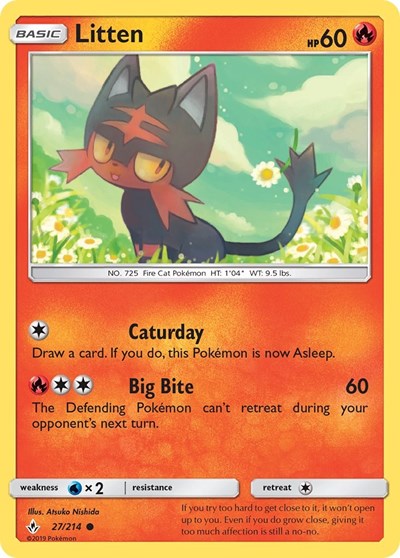 SM10: Litten (27) (Reverse Holofoil)