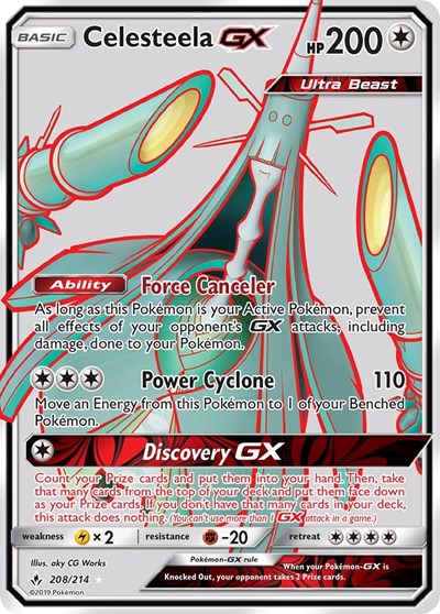 SM10: Celesteela GX (Full Art) (Holofoil)