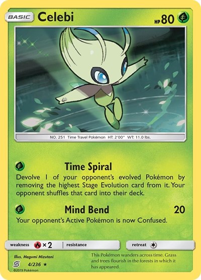 SM11: Celebi (Reverse Holofoil)