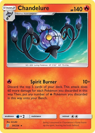 SM11: Chandelure (Reverse Holofoil)