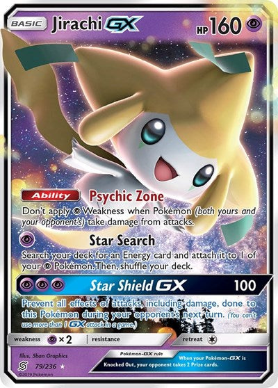 SM11: Jirachi GX (Holofoil)