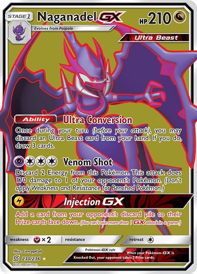 SM11: Naganadel GX (Full Art) (Holofoil)