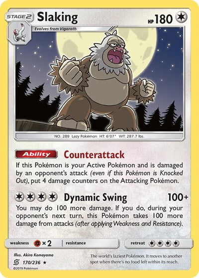SM11: Slaking (Reverse Holofoil)