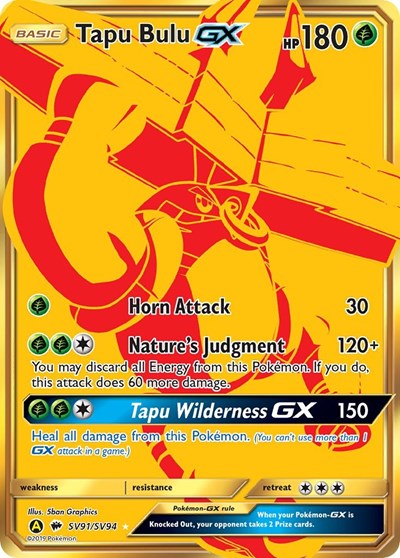 HIF:SV: Tapu Bulu GX (Holofoil)