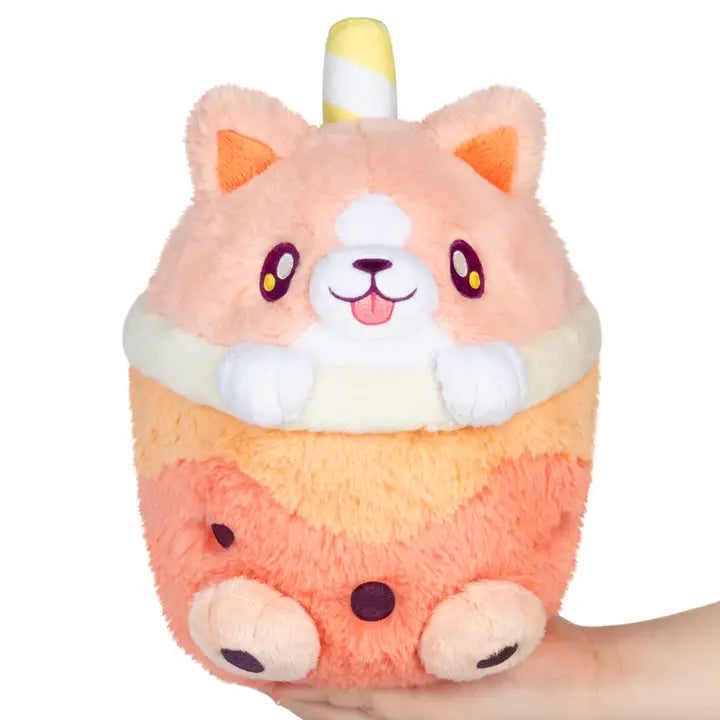 Mini Squishable: Corgi Bubble Tea