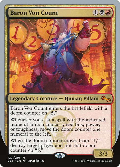 UST: Baron Von Count