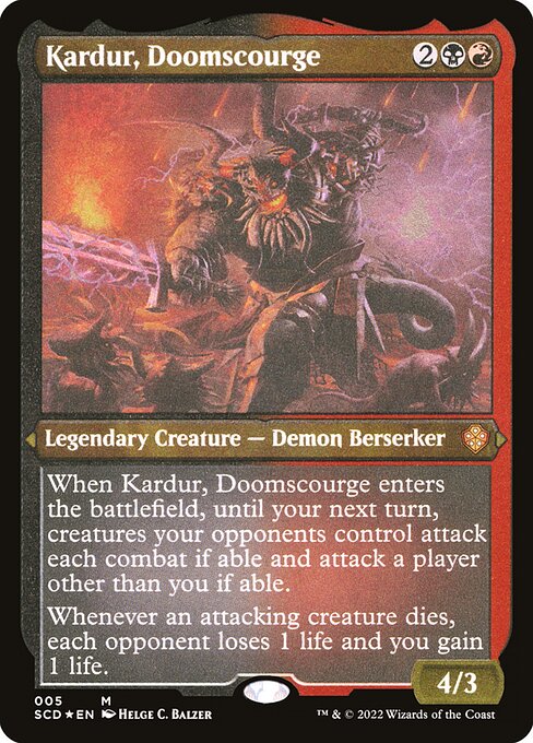 SCD: Kardur, Doomscourge (Foil Etched)