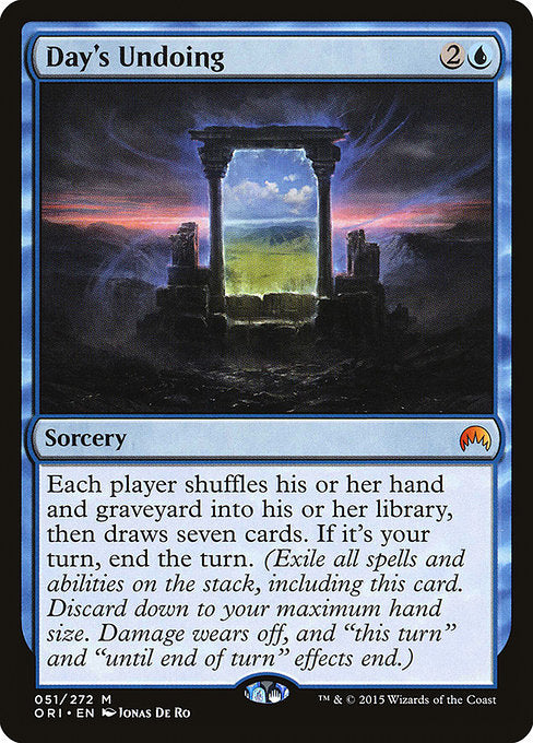 ORI: Day's Undoing