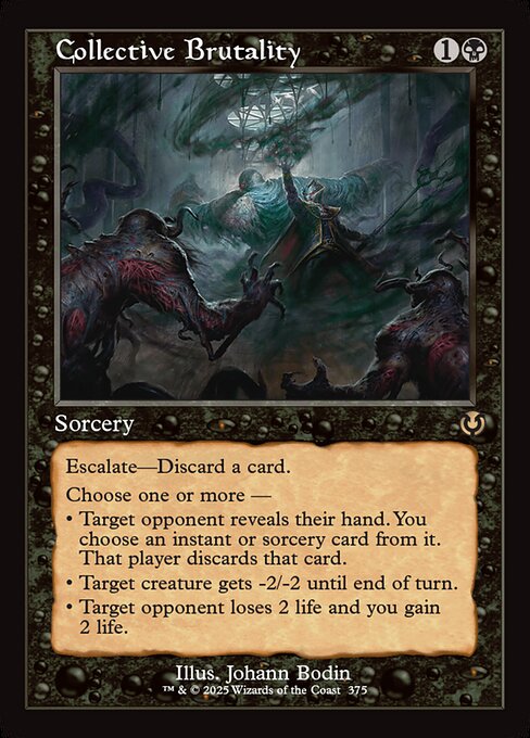INR: Collective Brutality (Retro Frame) (Foil)