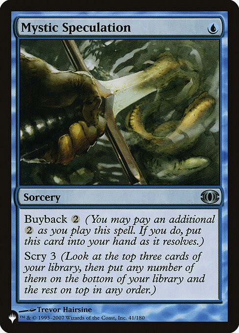 PLST: Mystic Speculation