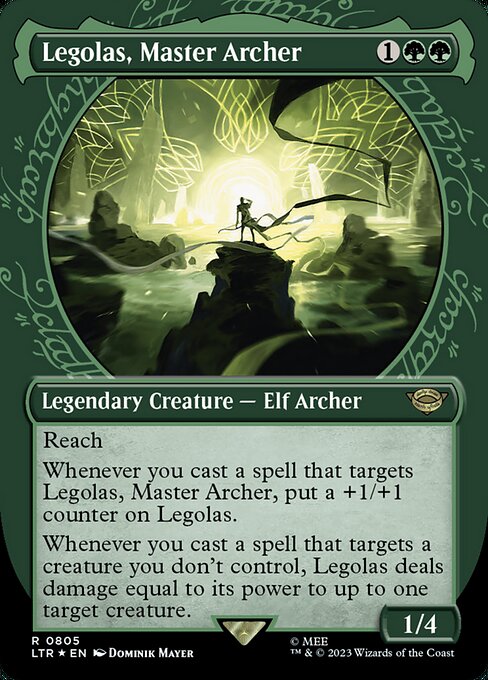 LTR: Legolas, Master Archer (Showcase) (Surge Foil)