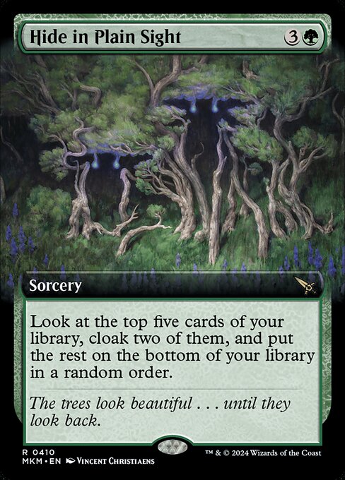 MKM: Hide in Plain Sight (Extended Art) (Foil)