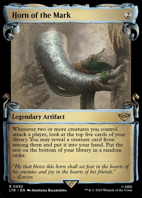 LTR: Horn of the Mark (Showcase Scrolls) (Foil)