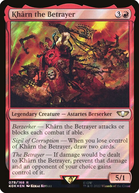 40K: Kharn the Betrayer (Surge Foil)