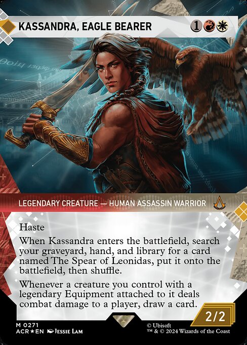 ACR: Kassandra, Eagle Bearer (Showcase) (Textured Foil)